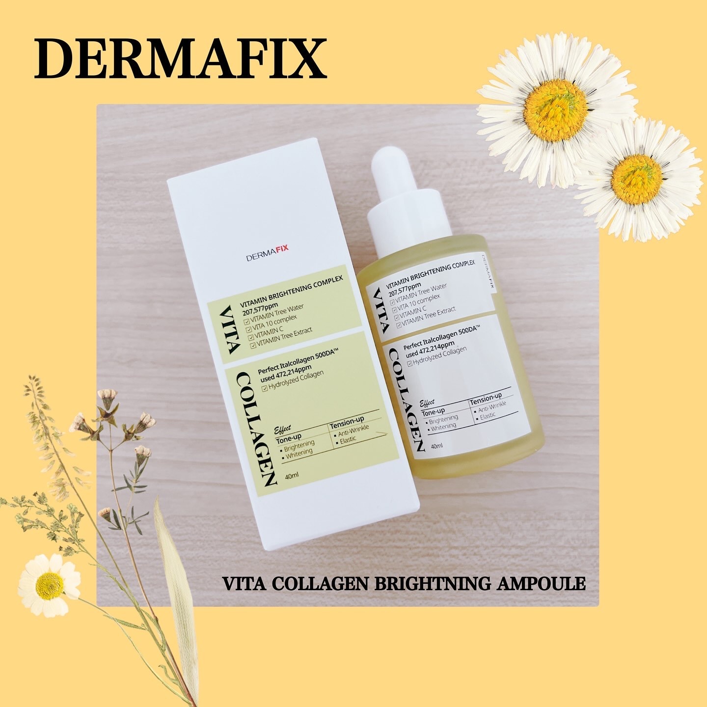 ビタコラーゲン ブライトニング アンプル/ダーマフィックス/美容液を使ったクチコミ（1枚目）