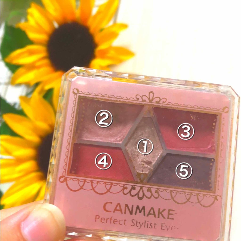 【旧品】パーフェクトスタイリストアイズ/キャンメイク/アイシャドウパレットを使ったクチコミ（1枚目）
