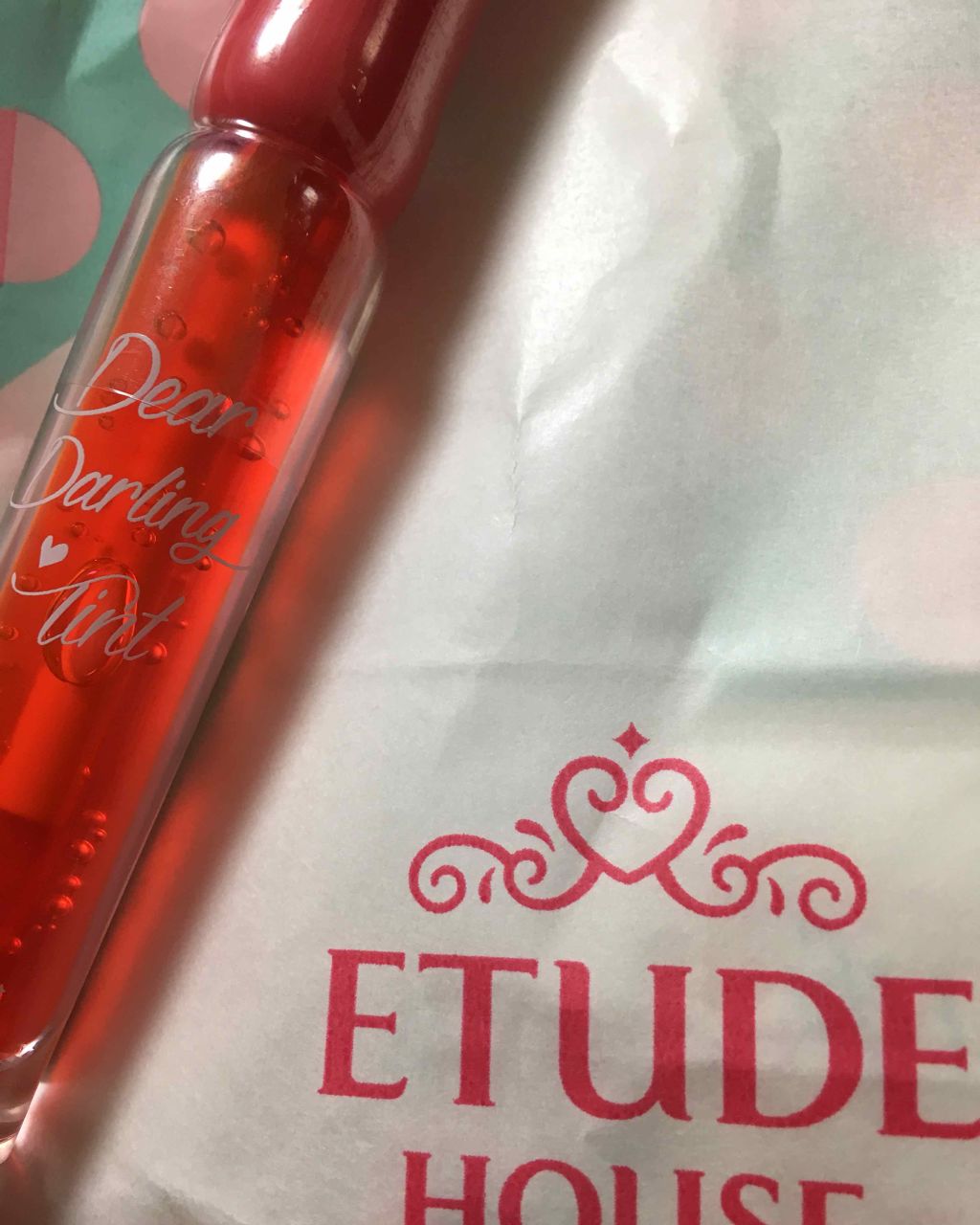 ディアダーリン ウォータージェルティント/ETUDE/リップティントを使ったクチコミ(1枚目)