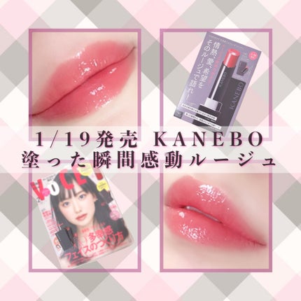 ルージュスターヴァイブラント/KANEBO/口紅を使ったクチコミ(1枚目)