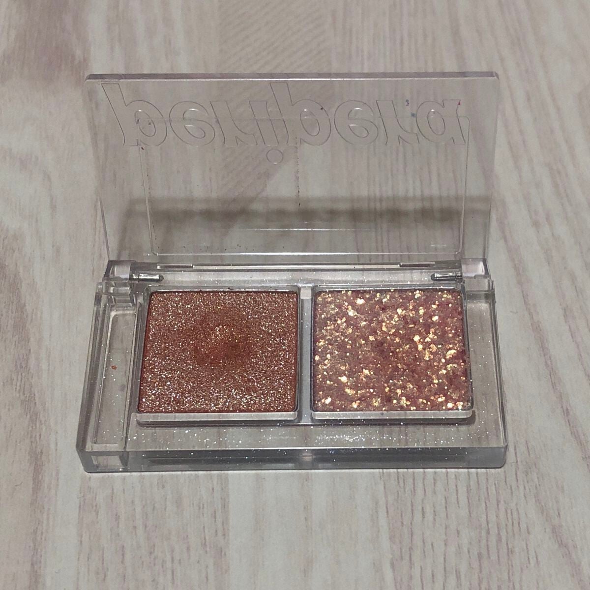 デュオ ポケット グリッター シャドウ/PERIPERA/アイシャドウパレットを使ったクチコミ(1枚目)