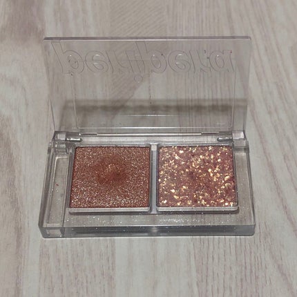 デュオ ポケット グリッター シャドウ/PERIPERA/アイシャドウパレットを使ったクチコミ(1枚目)
