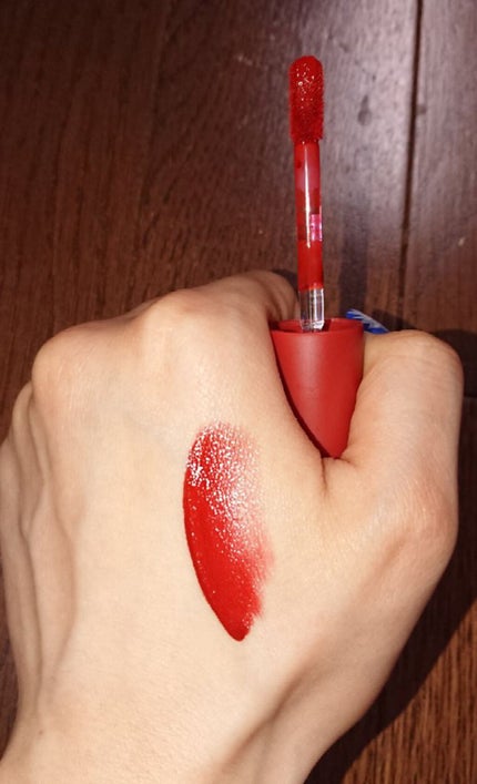 ビビッドコットン インクティント/innisfree/口紅を使ったクチコミ(3枚目)