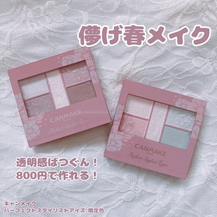 パーフェクトスタイリストアイズ/キャンメイク/アイシャドウパレットを使ったクチコミ(1枚目)