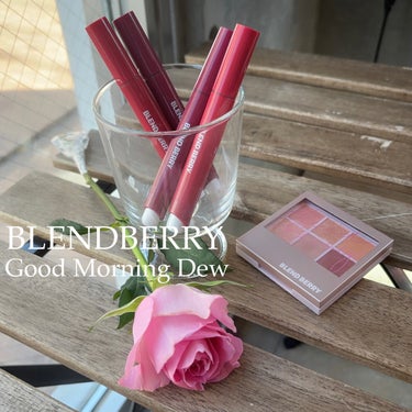 BLEND BERRYのリップ＆アイパレットにローズをテーマにした新色が仲間入り♡

新色ローズの世界観を五感で楽しむことができる1日限定のBLEND BERRY CAFEにお邪魔してきました🥀

▶︎