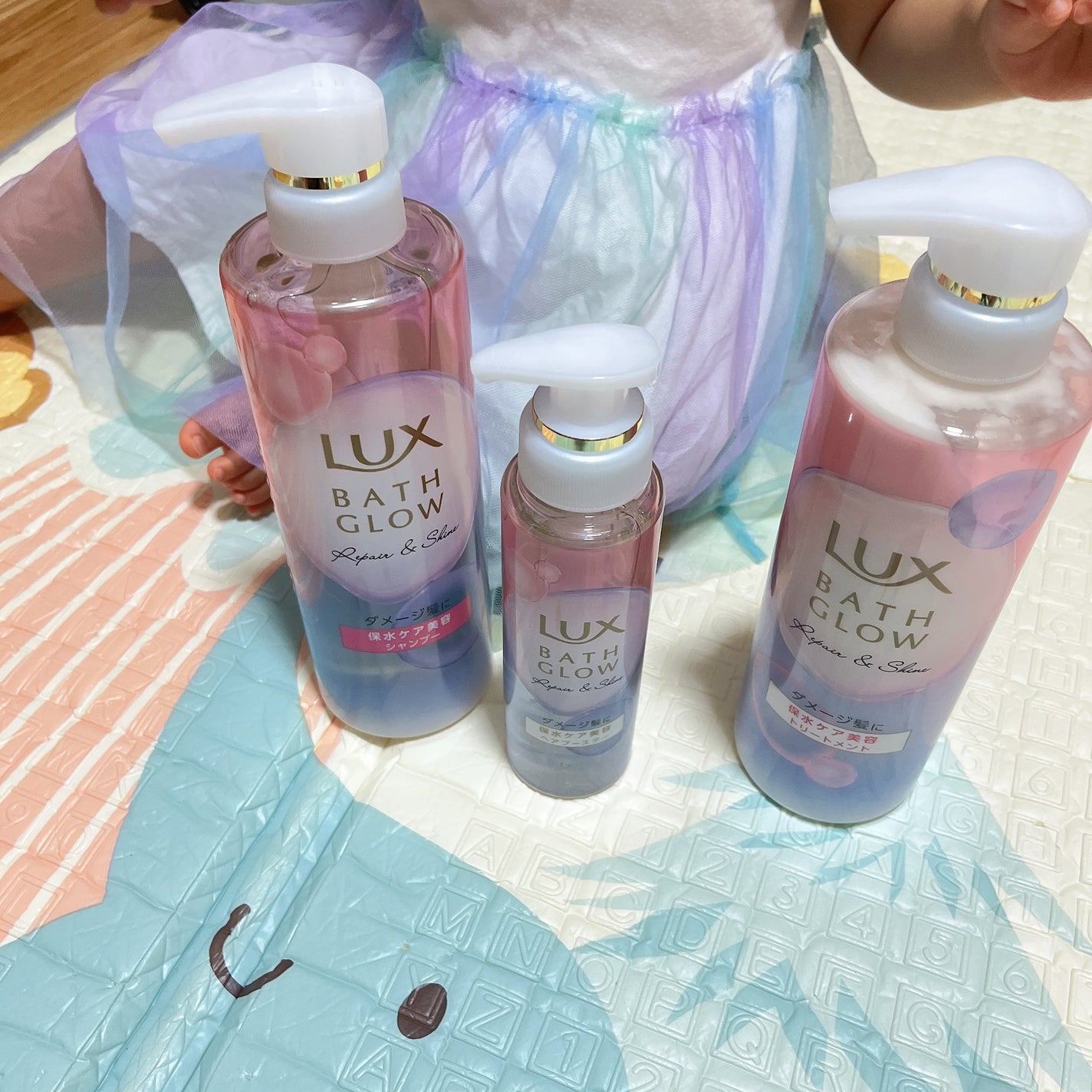 バスグロウ リペア&シャイン シャンプー / トリートメント/LUX/市販シャンプーを使ったクチコミ(1枚目)