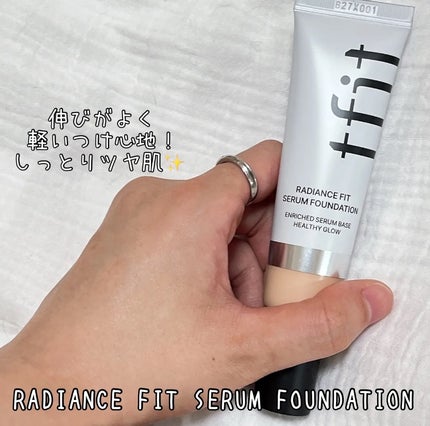 ラディアンスフィットセラムファンデーション/TFIT/リキッドファンデーションを使ったクチコミ(1枚目)