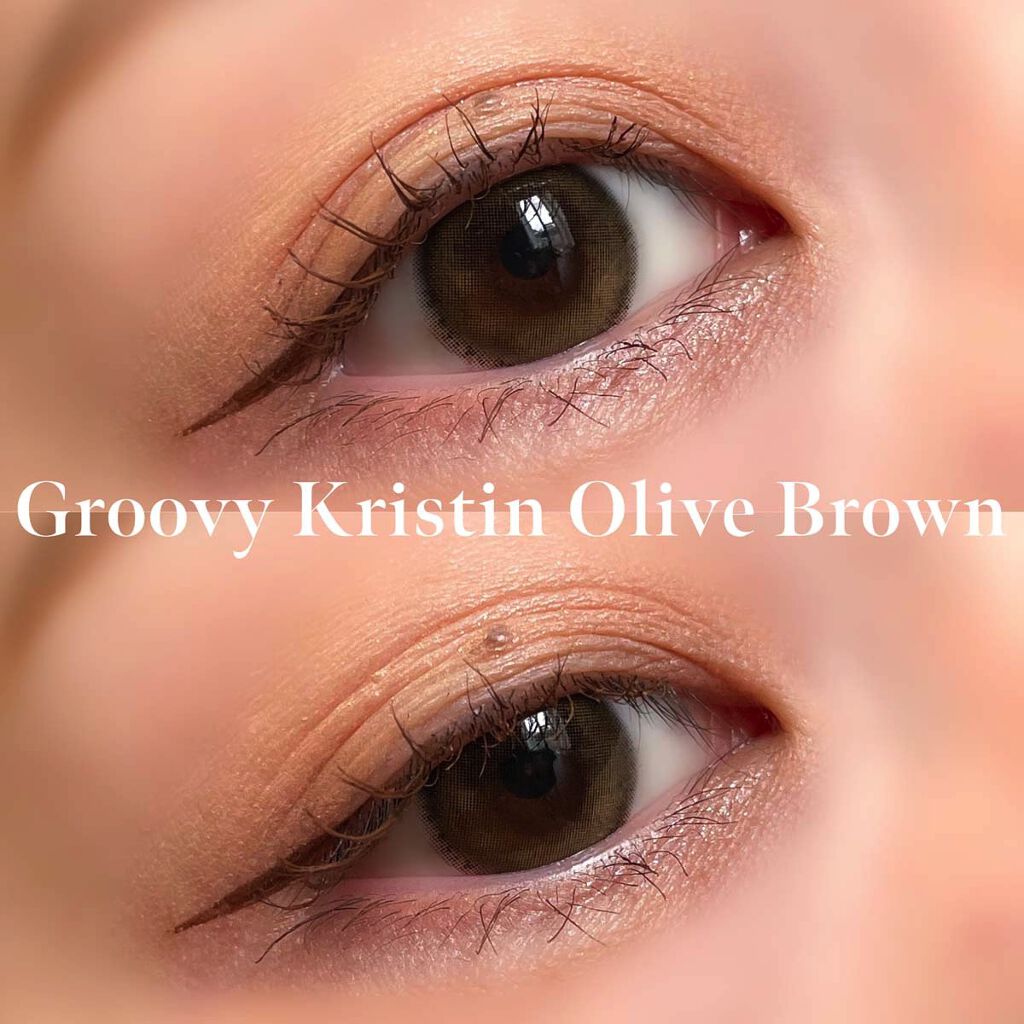 Groovy Kristin/Hapa kristin/カラーコンタクトレンズを使ったクチコミ（2枚目）