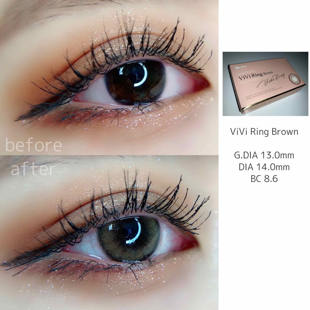 ViVi Ring 1Month/OLENS/カラーコンタクトレンズを使ったクチコミ（2枚目）
