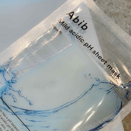 弱酸性pHシートマスク アクアフィット/Abib /シートマスク・パックを使ったクチコミ(1枚目)
