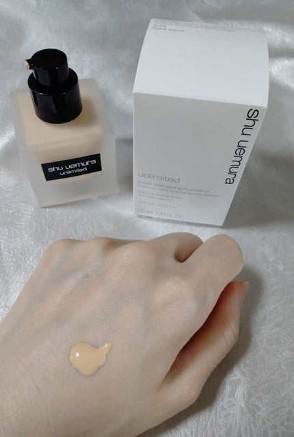 (旧)アンリミテッド ラスティング フルイド/shu uemura/リキッドファンデーションを使ったクチコミ(3枚目)