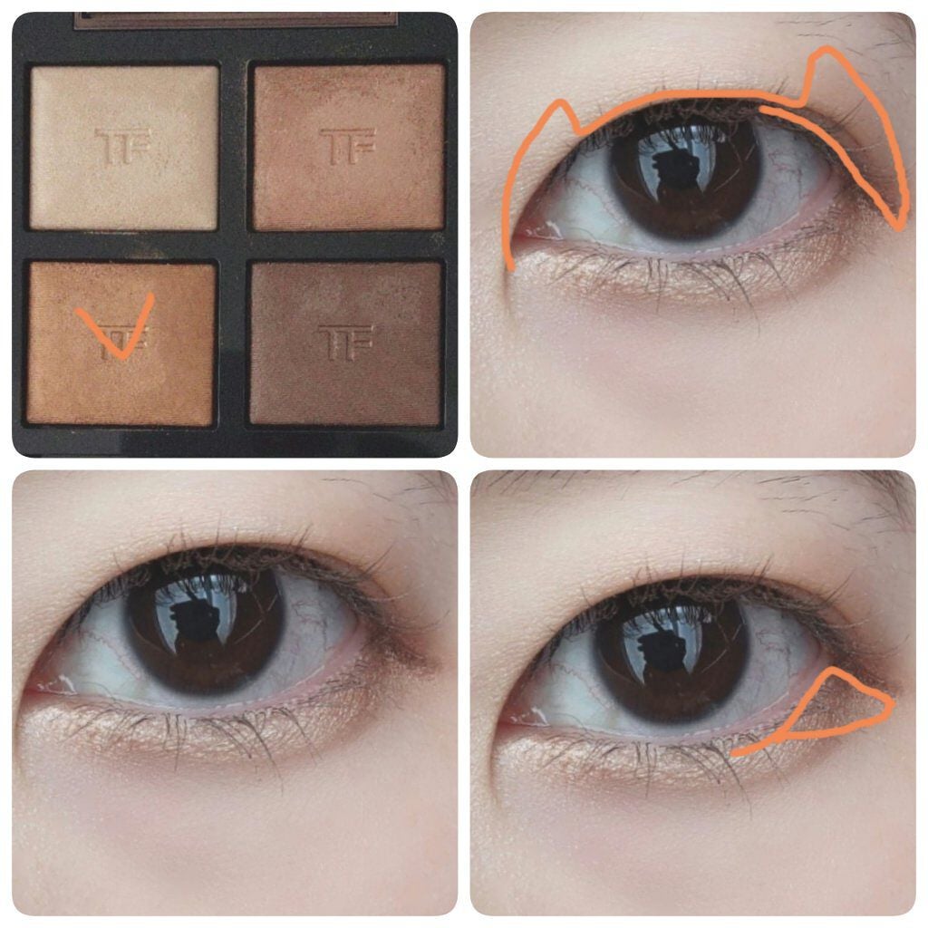 アイ カラー クォード/TOM FORD BEAUTY/アイシャドウパレットを使ったクチコミ(2枚目)