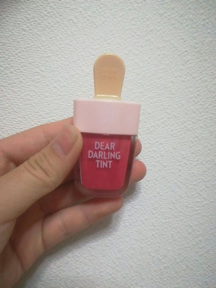 ディアダーリン ウォータージェルティント (アイスティント)/ETUDE/口紅を使ったクチコミ(2枚目)