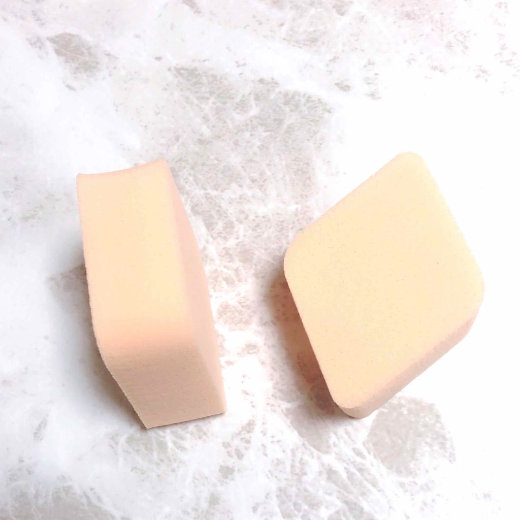 バリュースポンジ ダイヤ型 タイプM 6P/ロージーローザ/パフ・スポンジを使ったクチコミ(2枚目)