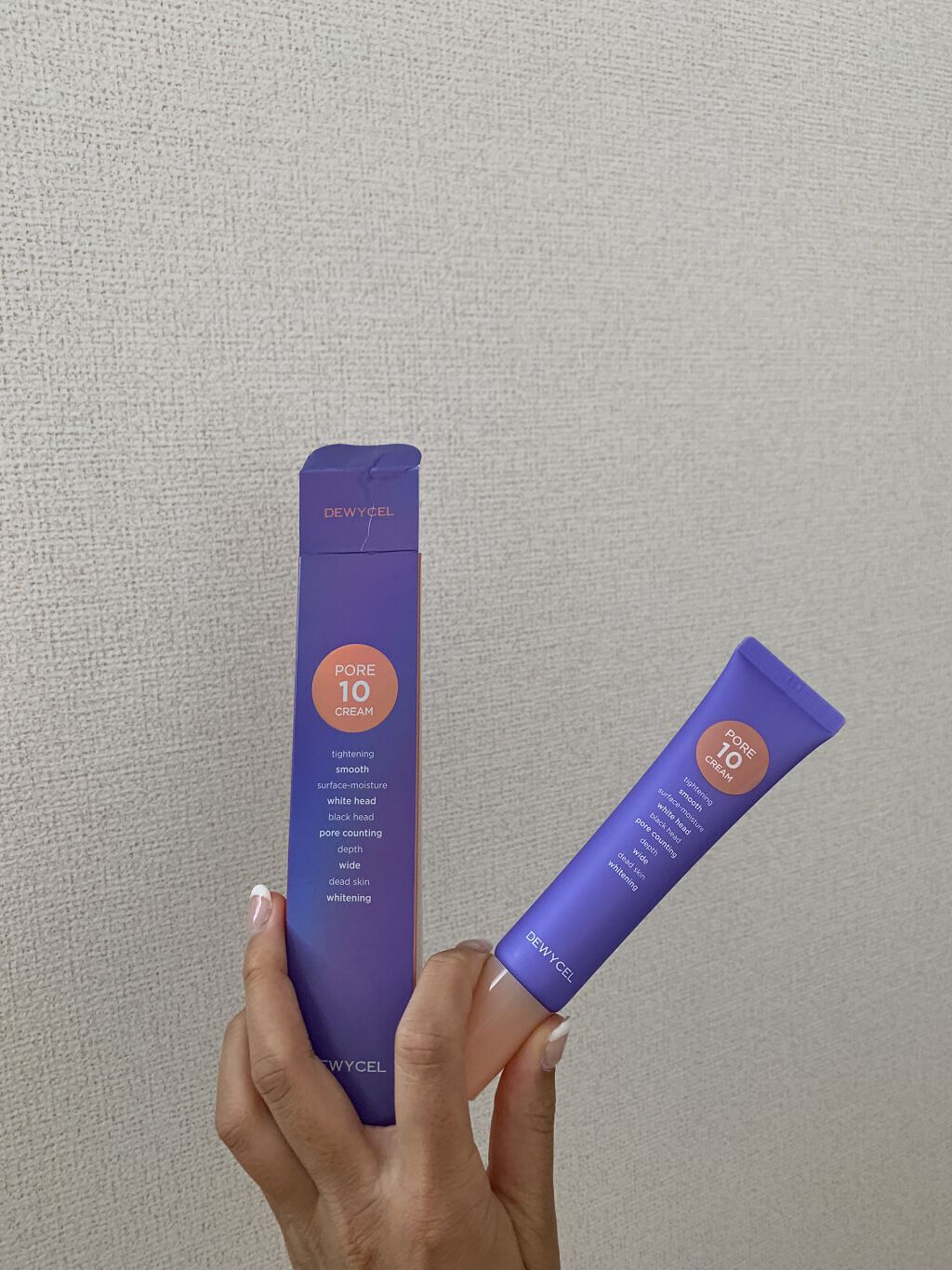 ポアーテンクリーム/DEWYCEL/化粧下地を使ったクチコミ（1枚目）