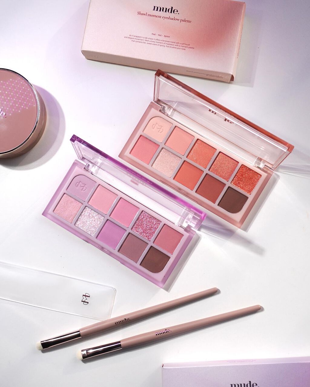 MDショールモーメント アイシャドウパレット/mude./アイシャドウパレットを使ったクチコミ（3枚目）