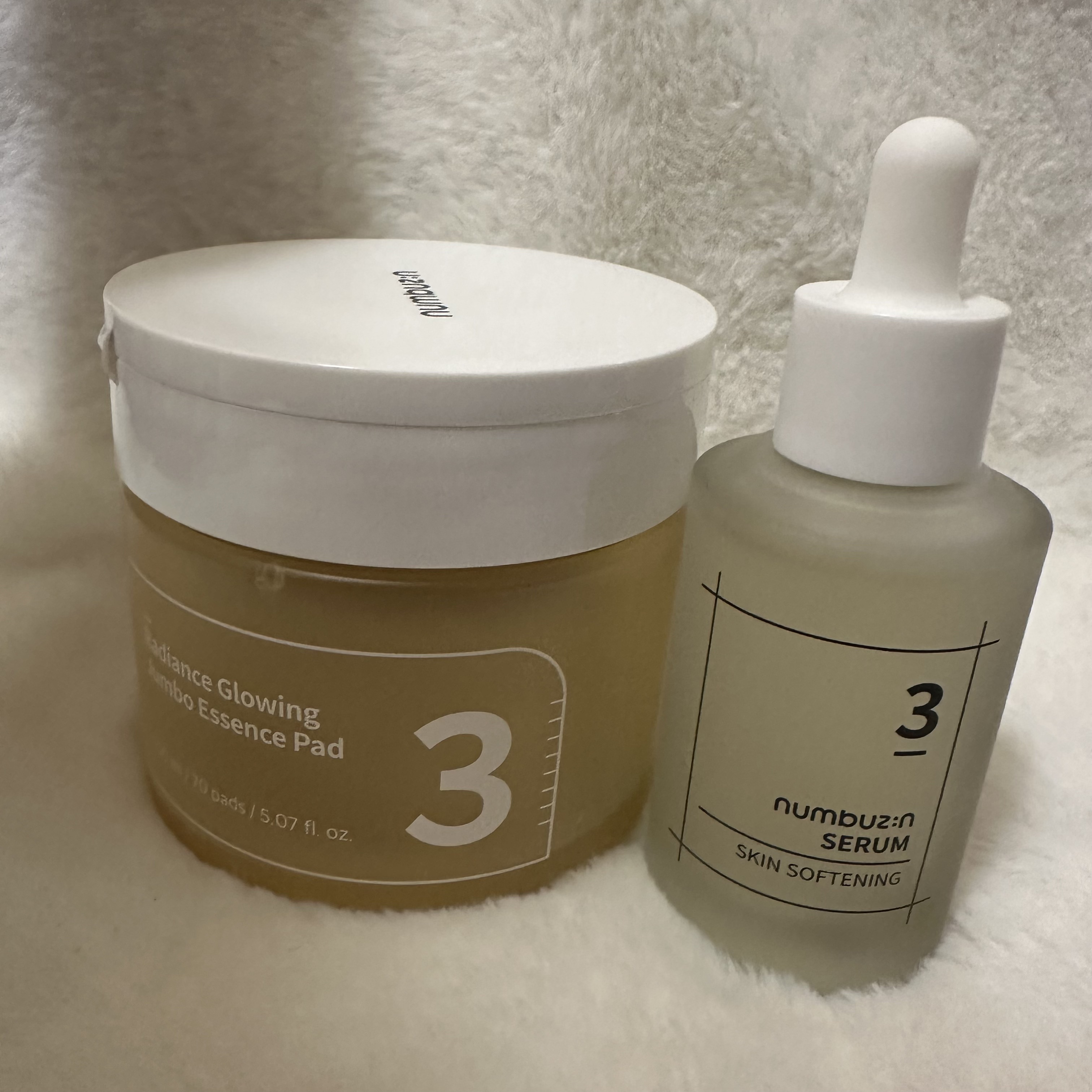 3番 うるツヤ発酵トナーパッド/numbuzin/トナーパッドを使ったクチコミ（2枚目）