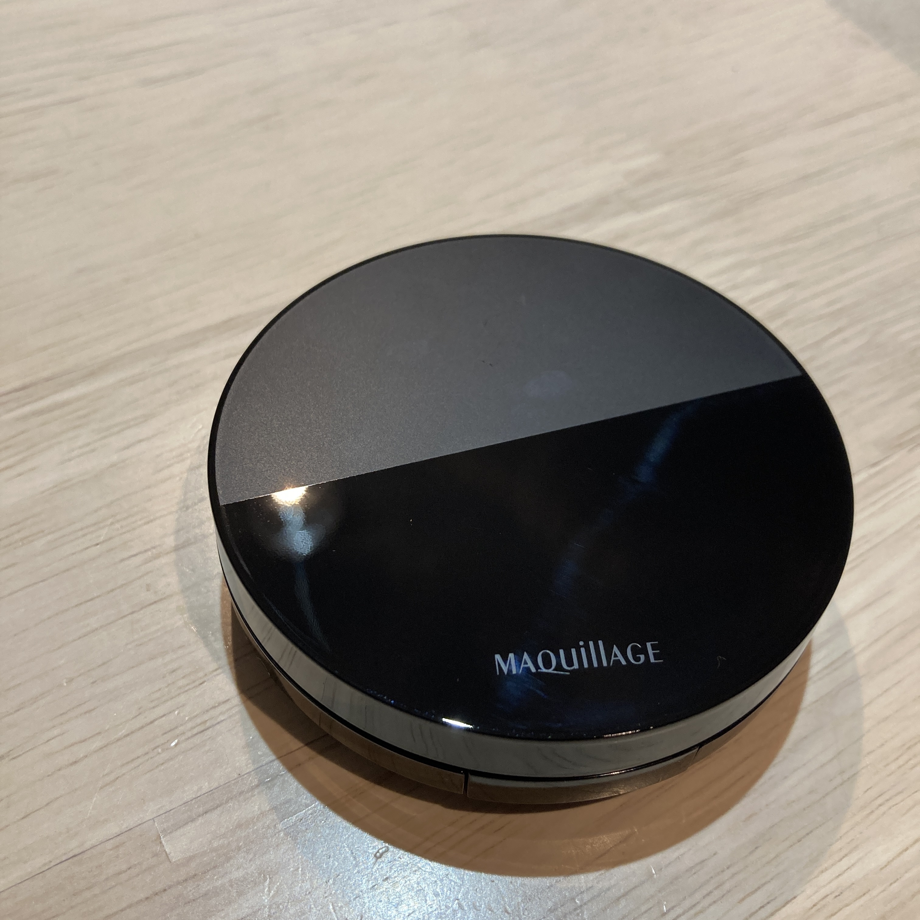 ドラマティックエッセンスクッション グロウ/マキアージュ/クッションファンデーションを使ったクチコミ（2枚目）