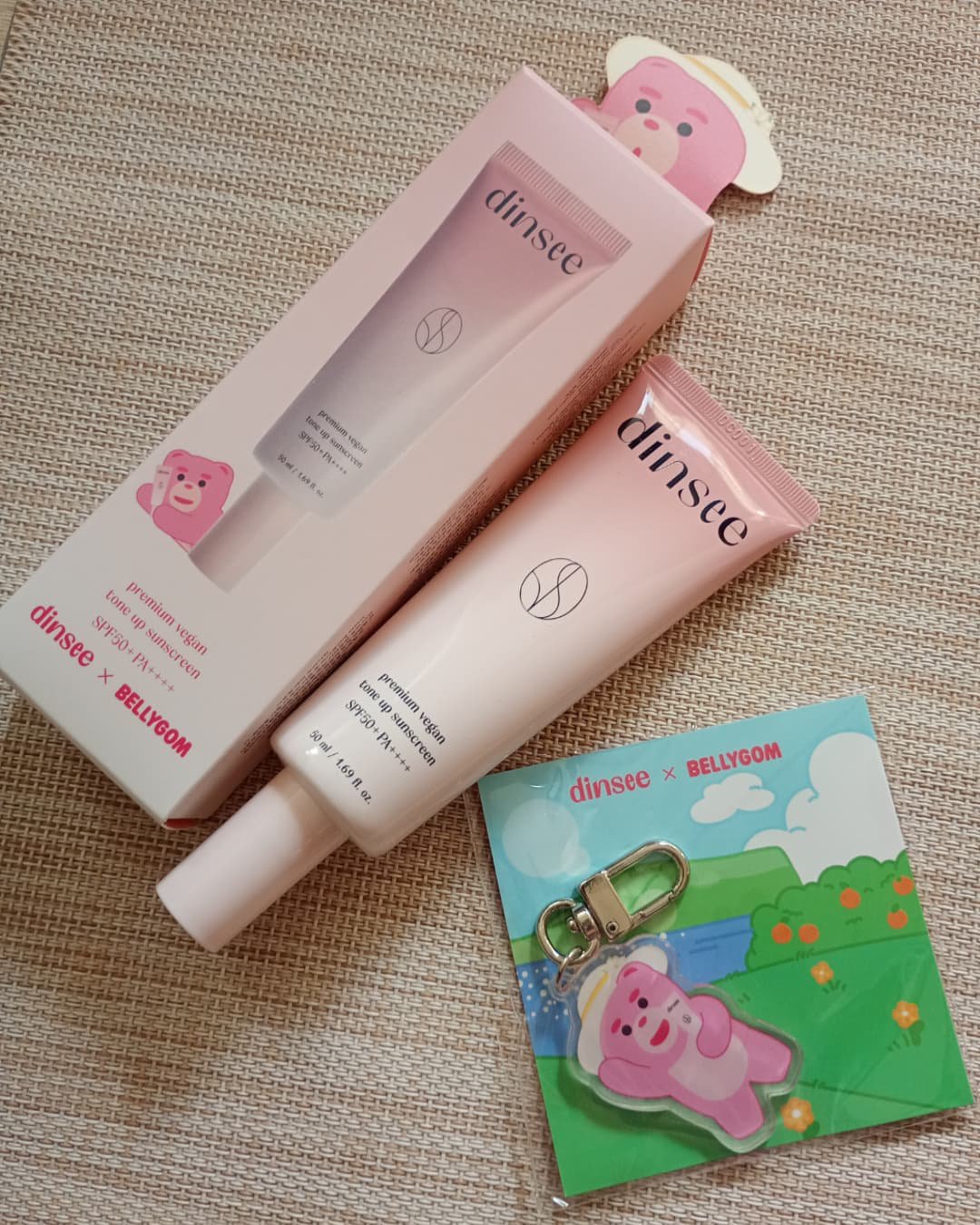 プレミ アムビーガン トーンアップ日焼け止め SPF50+PA++++/dinsee/日焼け止めミルクを使ったクチコミ（1枚目）