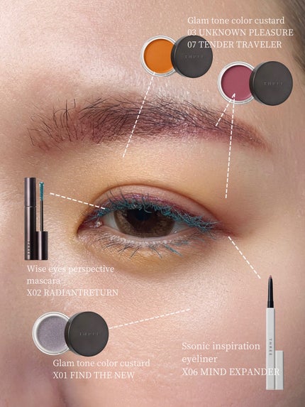 THREE グラムトーンカラーカスタード 07 TENDER TRAVELLER/THREE/ジェル・クリームチークを使ったクチコミ(1枚目)