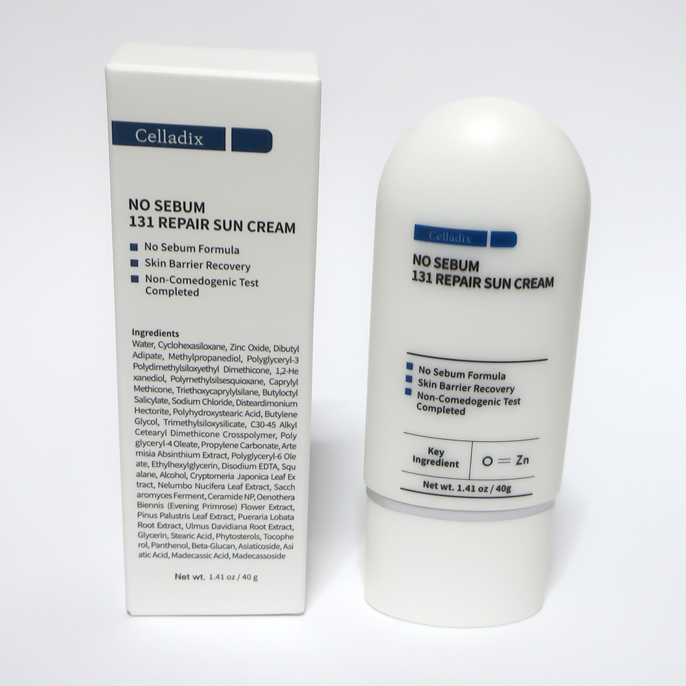 ノーセバム131リペア日焼け止めクリーム/Celladix/日焼け止めクリームを使ったクチコミ（1枚目）