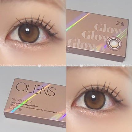 Glowy 1day/OLENS/ワンデー(1DAY)カラコンを使ったクチコミ(4枚目)