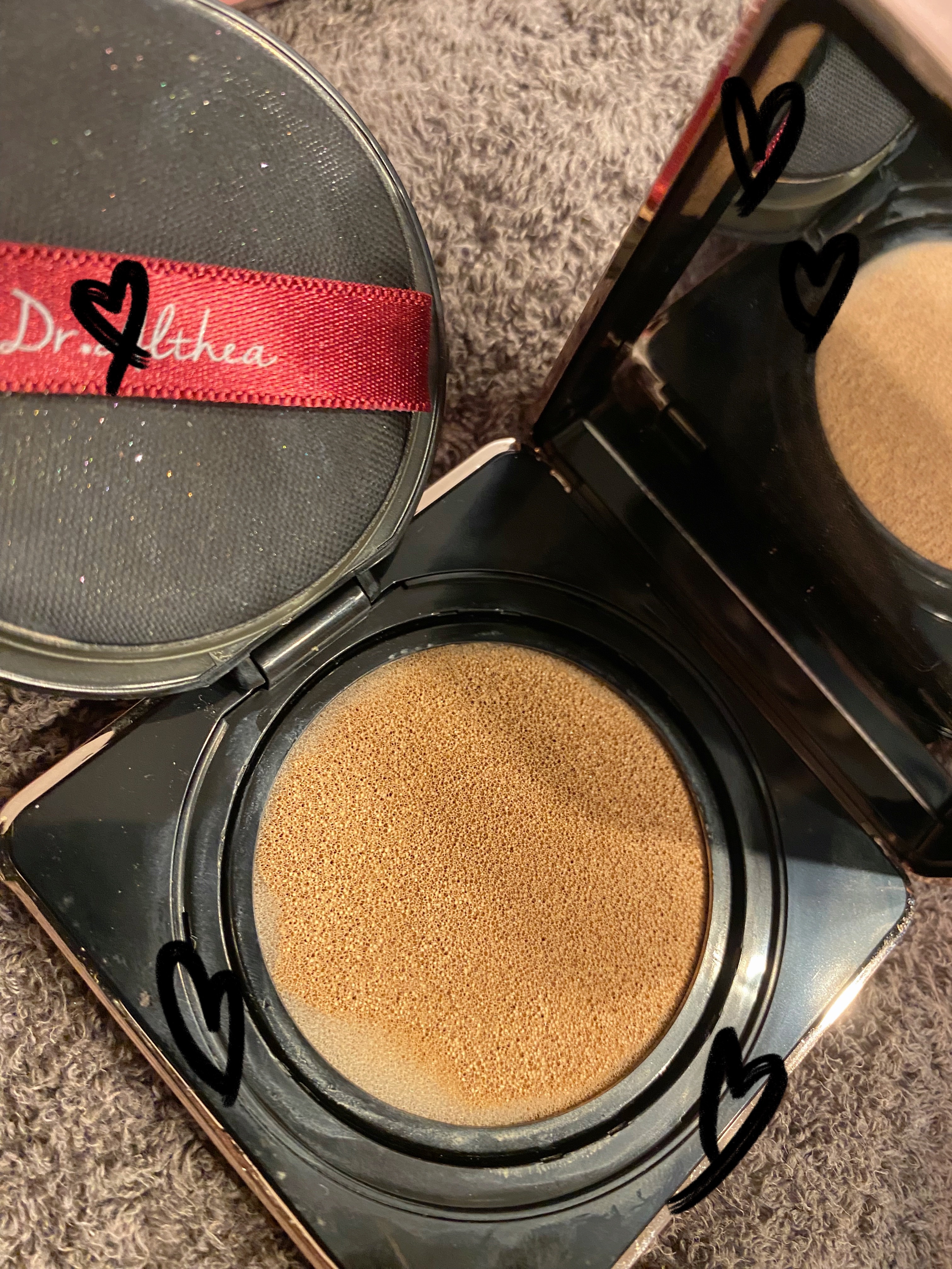 オーロラ カバー クッション モイスチャー/Dr.Althea/クッションファンデーションを使ったクチコミ（1枚目）