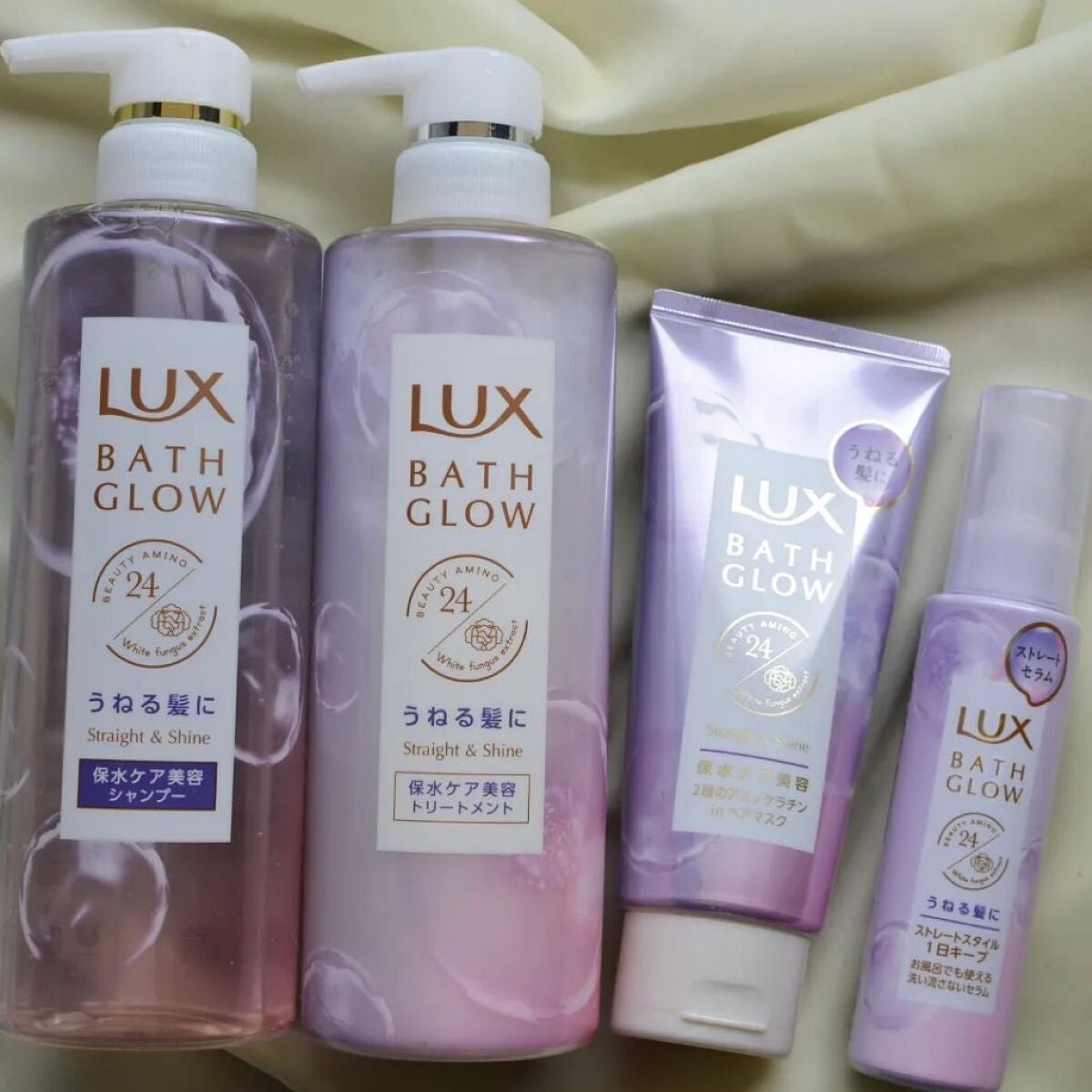 バスグロウ ストレート&シャイン シャンプー/トリートメント/LUX/市販シャンプーを使ったクチコミ(2枚目)