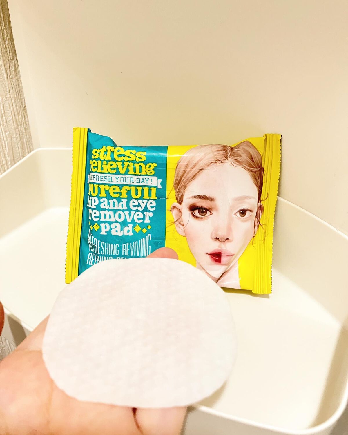 ザ パーフェクト リップ＆アイ リムーバーパッド/Ariul/クレンジングシートを使ったクチコミ（2枚目）