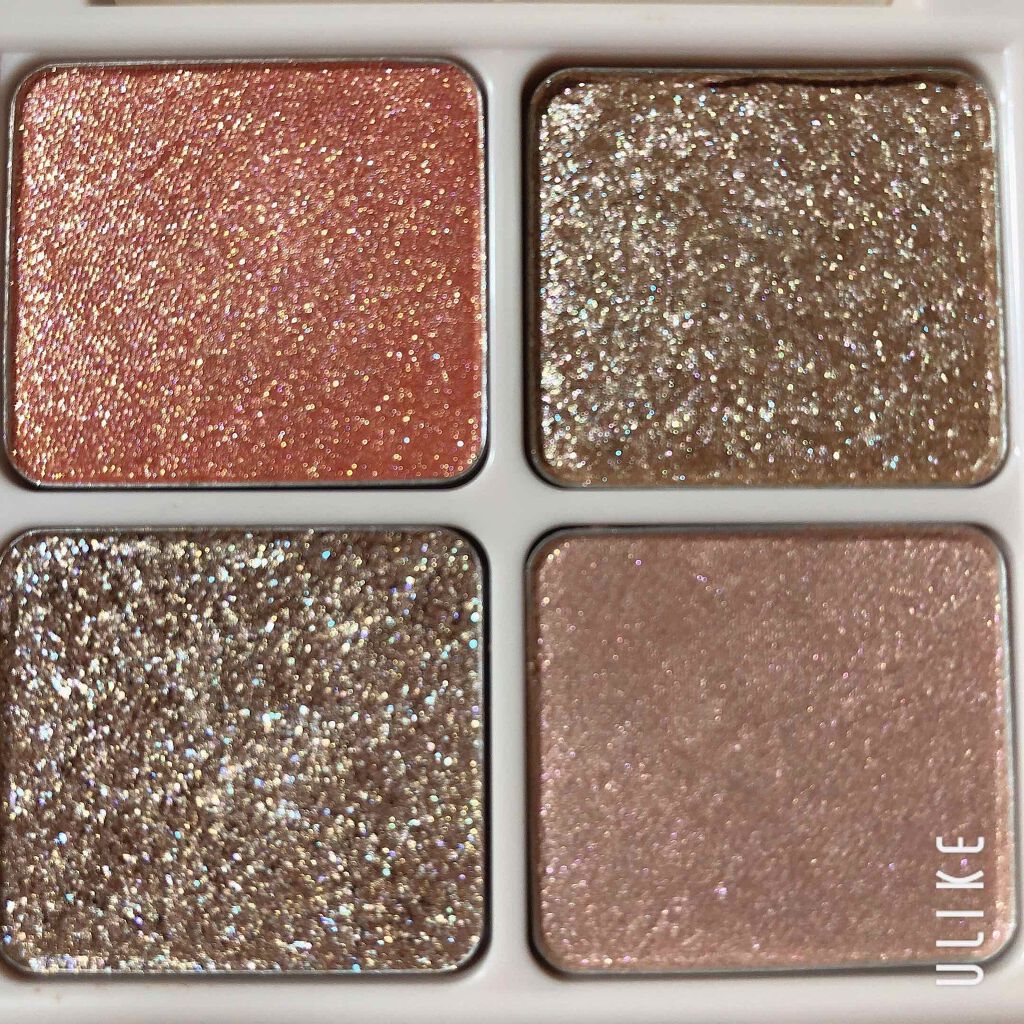 【ムードブランクコレクション】シュガー トゥインクル グリッター パレット　/PERIPERA/アイシャドウパレットを使ったクチコミ（2枚目）