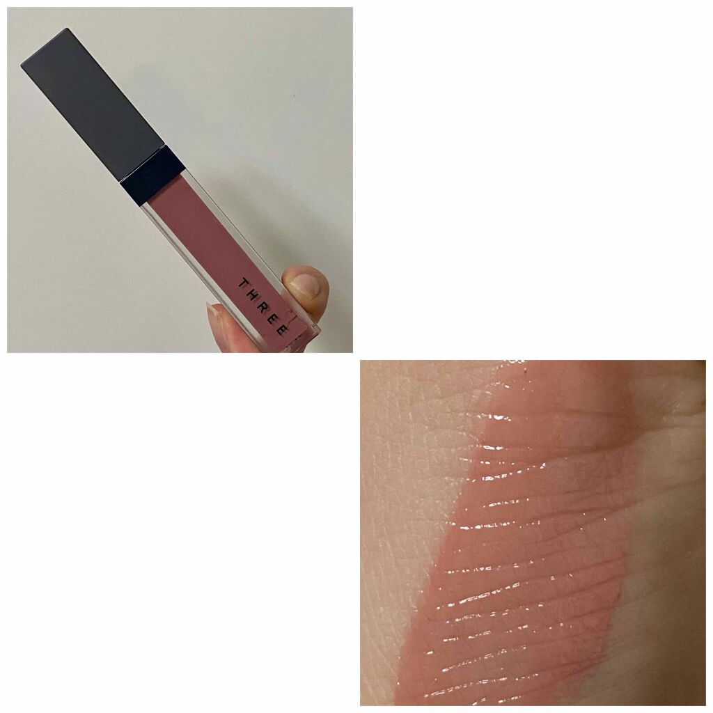 シマリング リップジャム/THREE/リップグロスを使ったクチコミ（2枚目）
