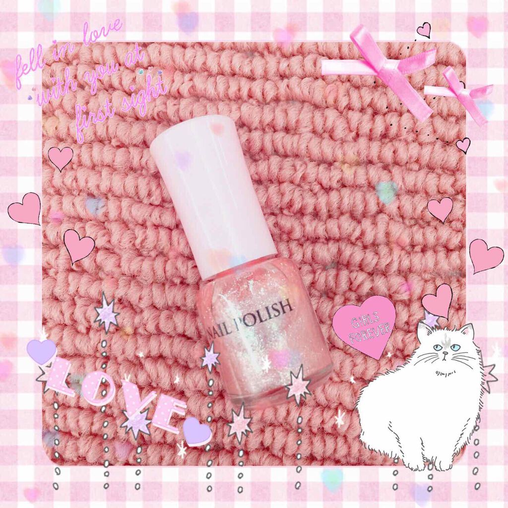 ダイソー エスポルール ネイルポリッシュ/エスポルール/マニキュアを使ったクチコミ(1枚目)