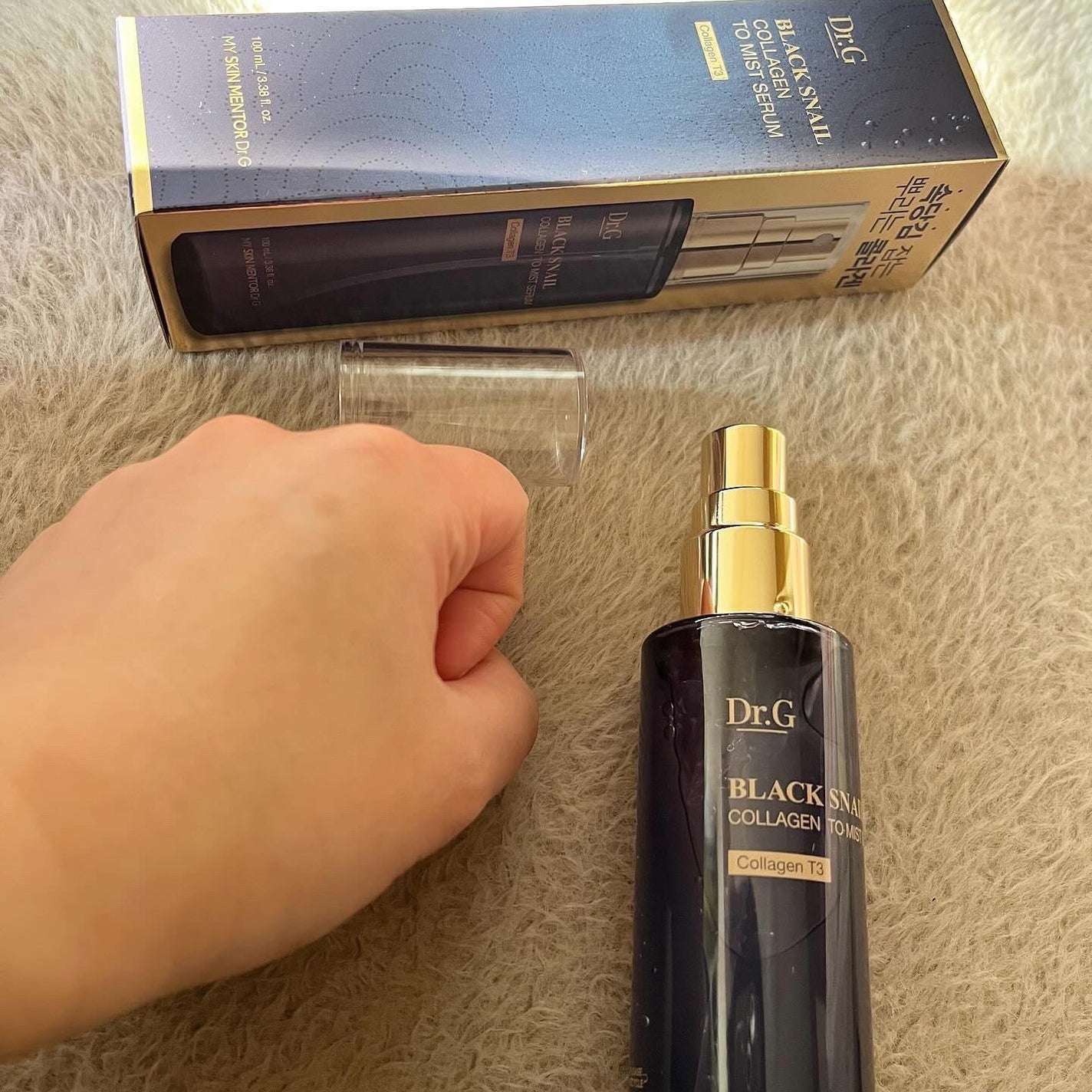 ドクタージー ブラックスネイル コラーゲンミスト/Dr.G/ミスト状化粧水を使ったクチコミ(4枚目)
