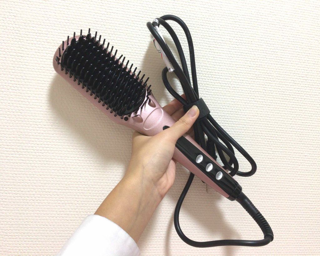 ダブルマイナスイオンストレートブラシアイロン/Miropure/ヒートブラシを使ったクチコミ（2枚目）