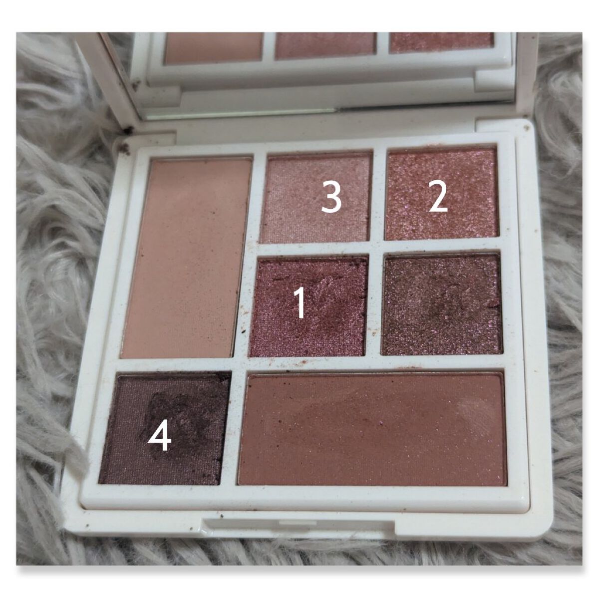 ラブ・ライナー ドラマティックガーデンコレクション カラーパレット ＜アイシャドウ＞ ロージィムード/ラブ・ライナー/アイシャドウパレットを使ったクチコミ（3枚目）