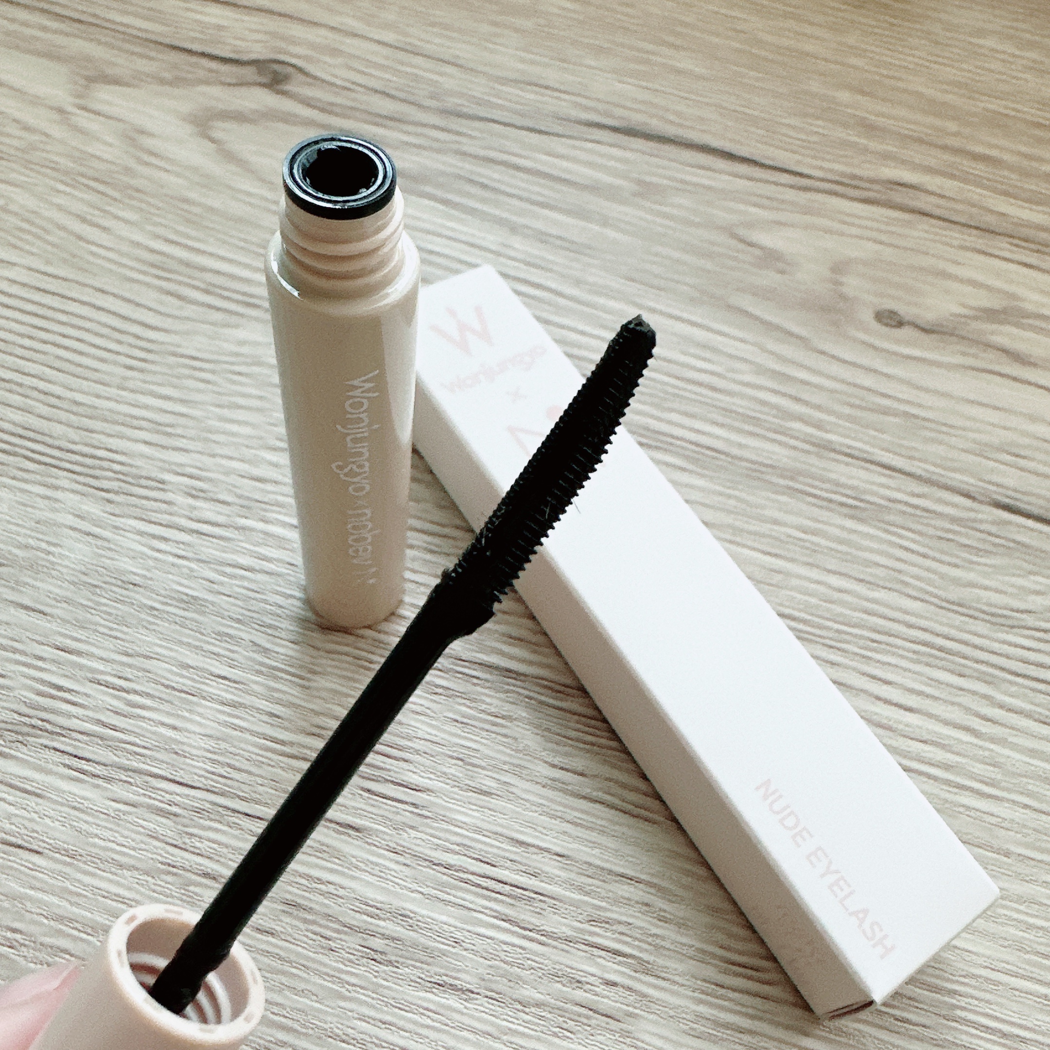 ウォンジョンヨ ヌードアイラッシュ J1 ミュートブラウン/Wonjungyo/マスカラを使ったクチコミ（3枚目）