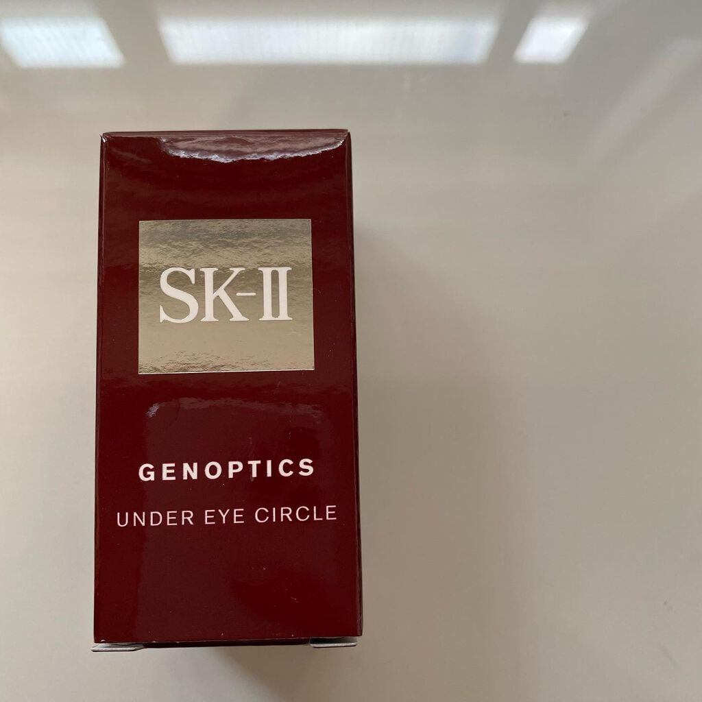 SK-II ジェノプティクス アンダー アイ サークルのクチコミ「
ロールタイプのアイセラムなのに結構こっくりしてた 𓂂·ࡇ·𓂂 ❤︎

ワンオペお風呂の時でも.....」（3枚目）