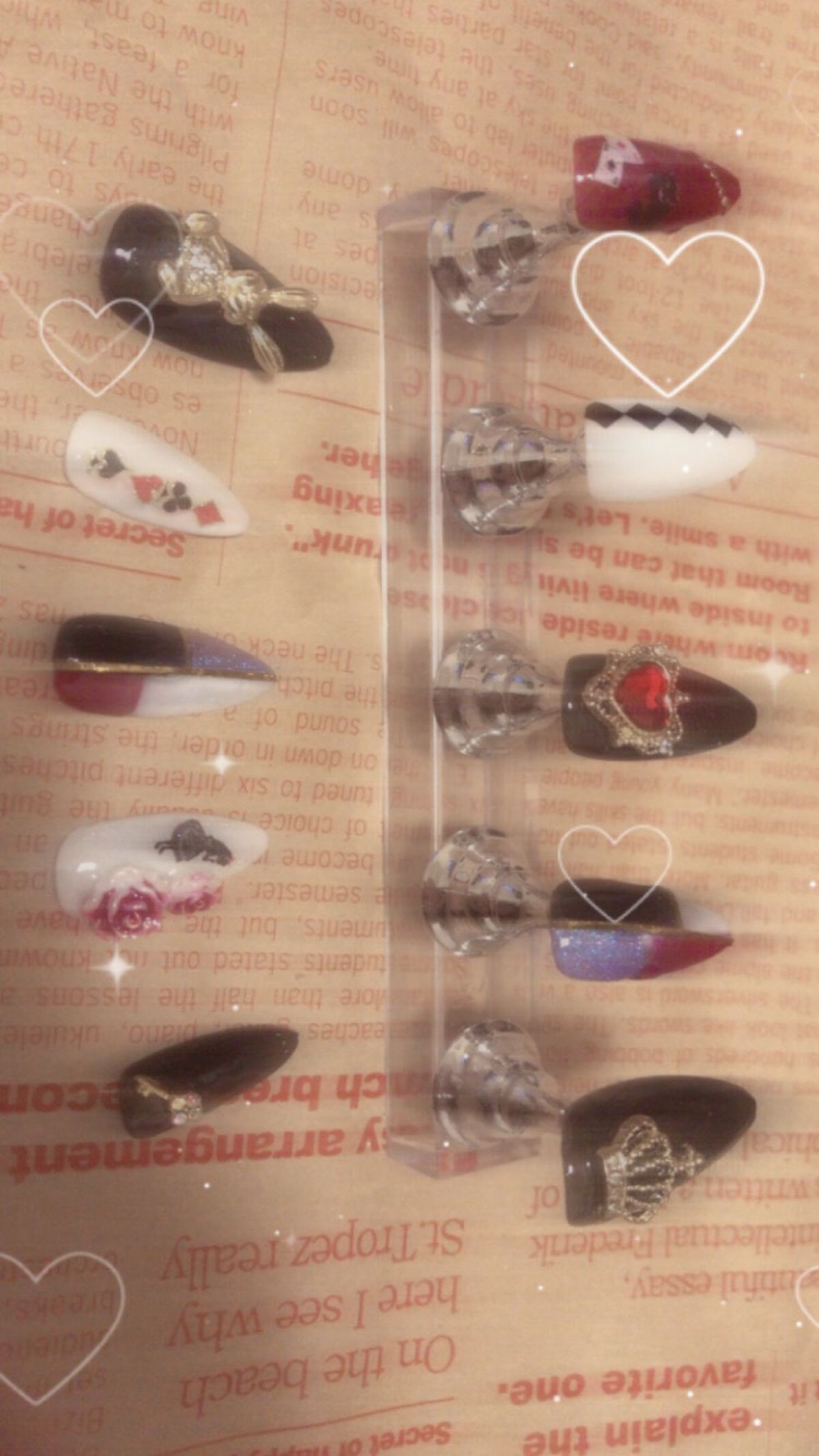 ネイルシール/Qoo10/ネイルシールを使ったクチコミ（3枚目）