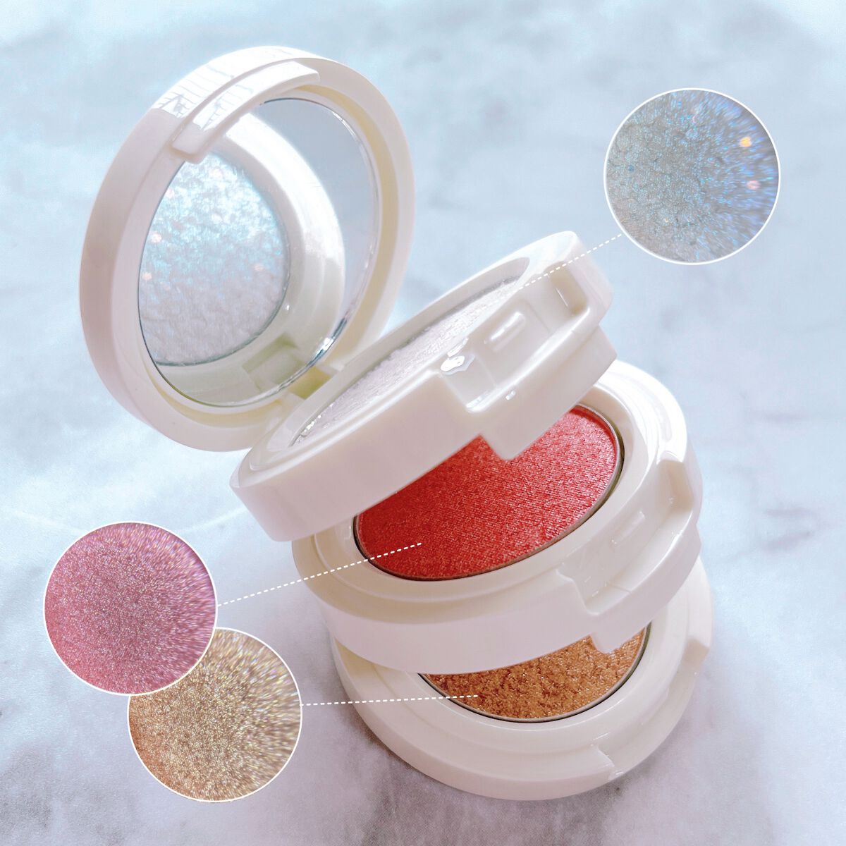 ジェンティー マルチ ラブ パレット /GENTY/ジェル・クリームアイシャドウを使ったクチコミ(1枚目)