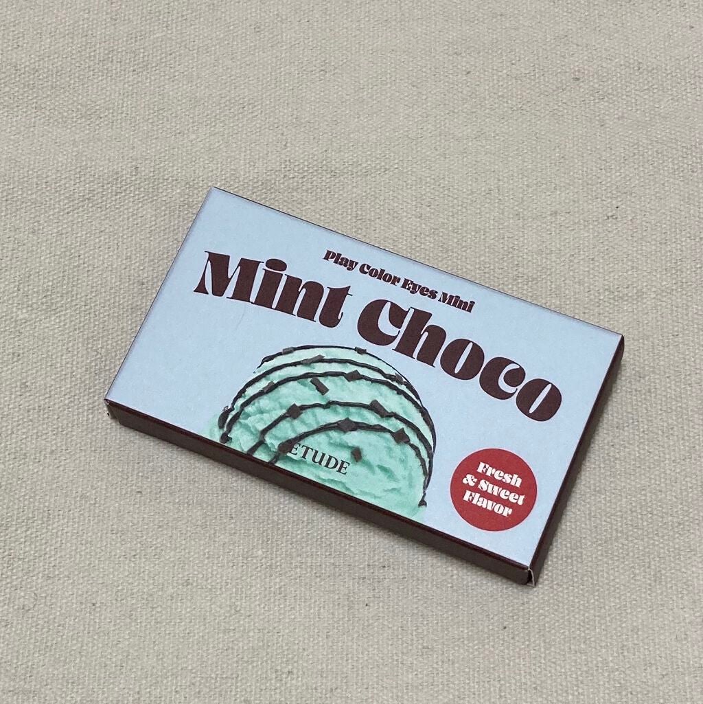 プレイカラーアイズミニ チョコミント/ETUDE/アイシャドウパレットを使ったクチコミ(3枚目)