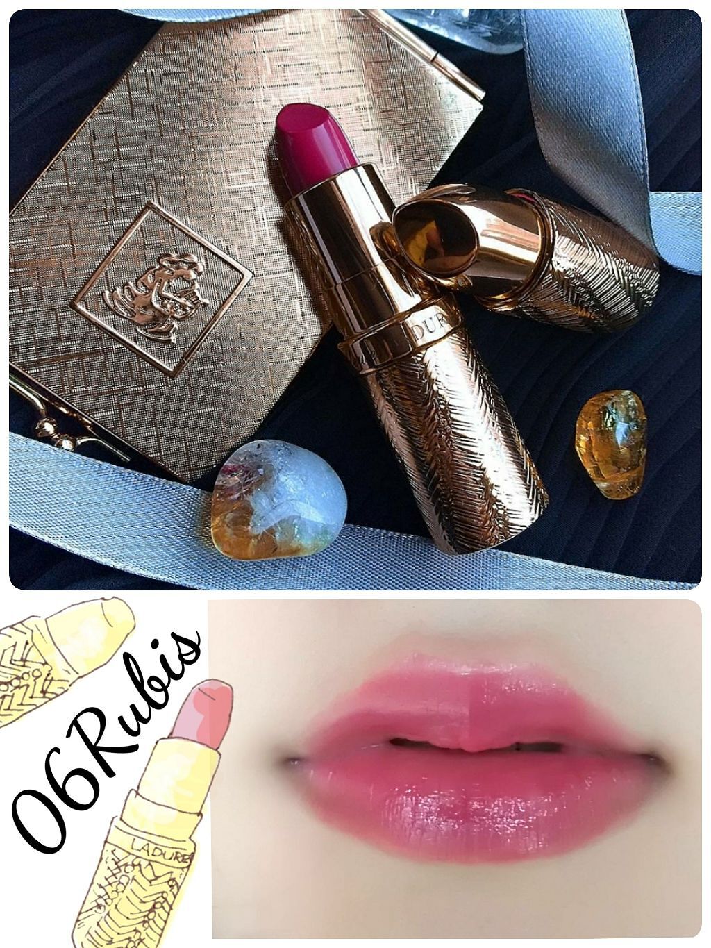 スティック ルージュ/レ・メルヴェイユーズ ラデュレ/口紅を使ったクチコミ(4枚目)