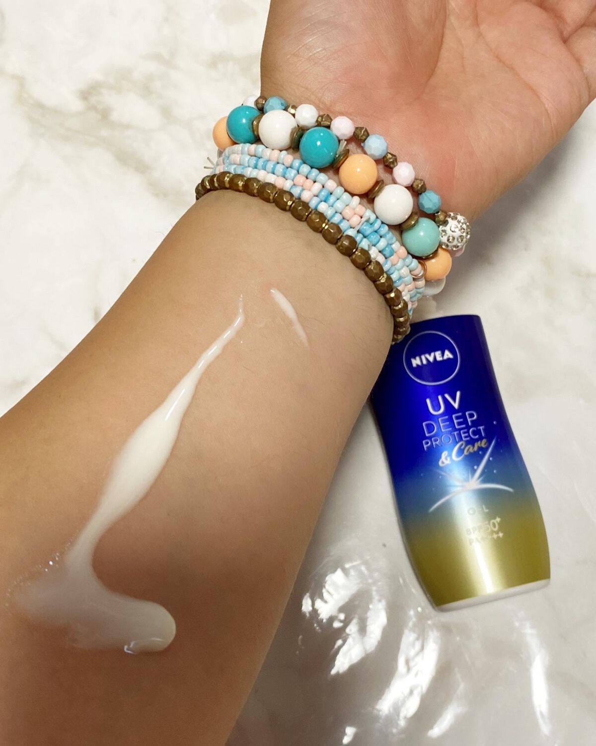 ニベアUV ディープ プロテクト&ケア ジェル/ニベア/日焼け止めジェルを使ったクチコミ(3枚目)