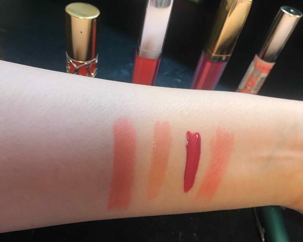 ルージュ ヴォリュプテ シャイン/YVES SAINT LAURENT BEAUTE/口紅を使ったクチコミ(2枚目)