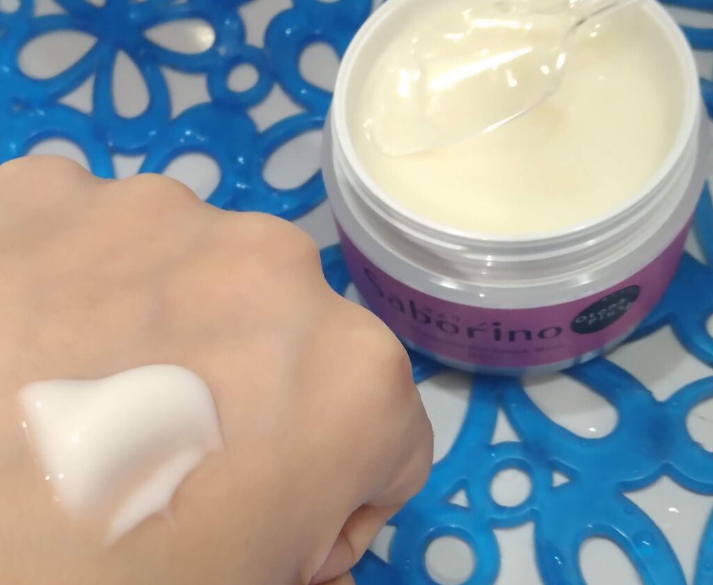 オトナプラス チャージフル ジェルクリームマスク/サボリーノ/オールインワン化粧品を使ったクチコミ(3枚目)