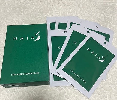 酒粕フェイスマスク 7枚入り(個包装)/NAIA/シートマスク・パックを使ったクチコミ(1枚目)