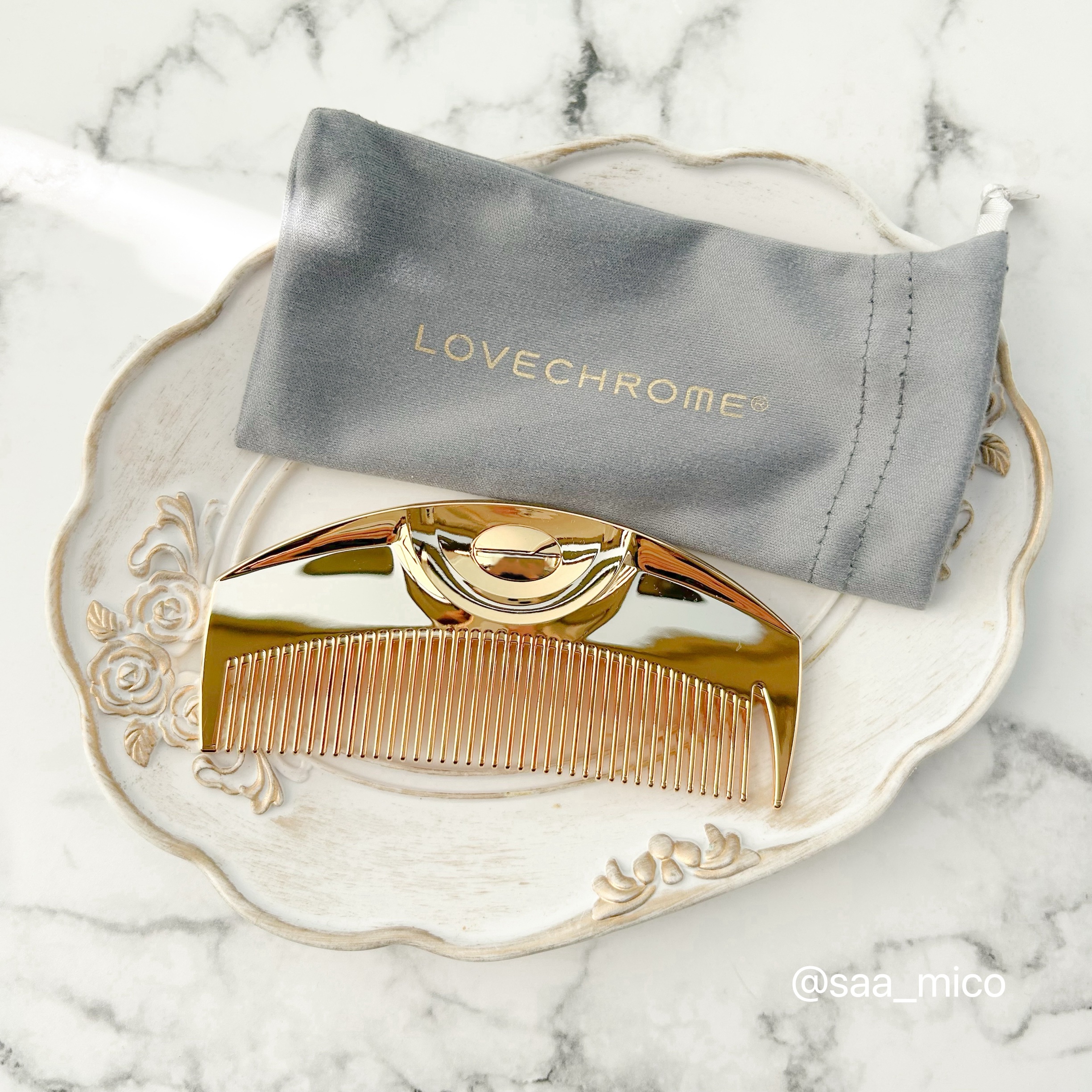 新品未開封 LOVE CHROME（ラブクロム）(R) K24GPツキ　ゴールド 新品未開封 LOVE CHROME⁄ラブクロム K24GP ツキ ゴールド 新品未開封