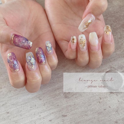 Yuki on LIPS 「.お持ち込みデザイン❤︎.....Liangenail《リアン..」(1枚目)