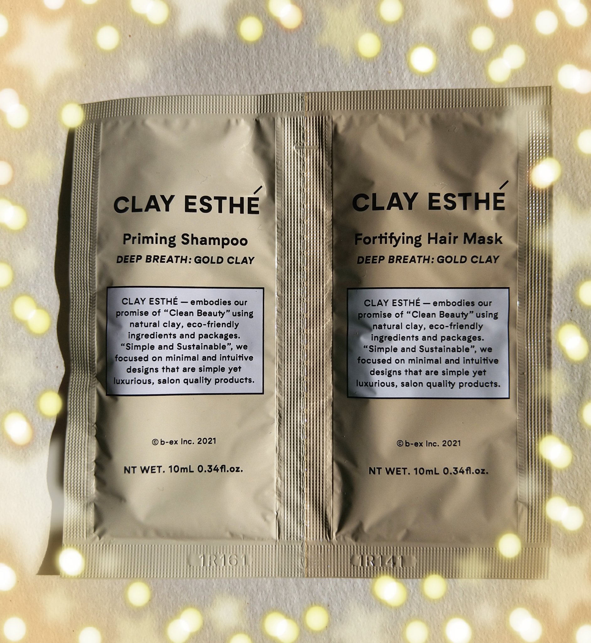 プライミングシャンプー/フォーティファイングヘアマスク ゴールドクレイ/クレイエステ/サロンシャンプーを使ったクチコミ（1枚目）