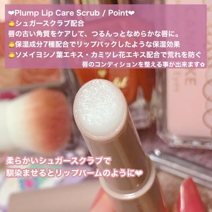 プランプリップケアスクラブ/キャンメイク/リップスクラブを使ったクチコミ(2枚目)