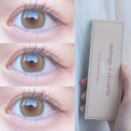 メランジェ シュエット ワンデー/melange+chouette/ワンデー(1DAY)カラコンを使ったクチコミ(4枚目)